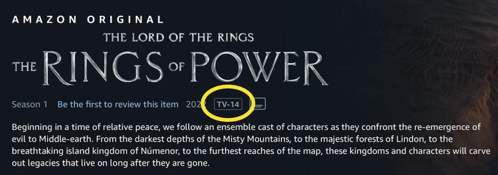 The Rings of Power - USA TV-14