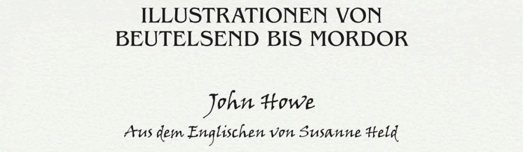 John Howe - Reise durch Mittelerde - Übersetzung