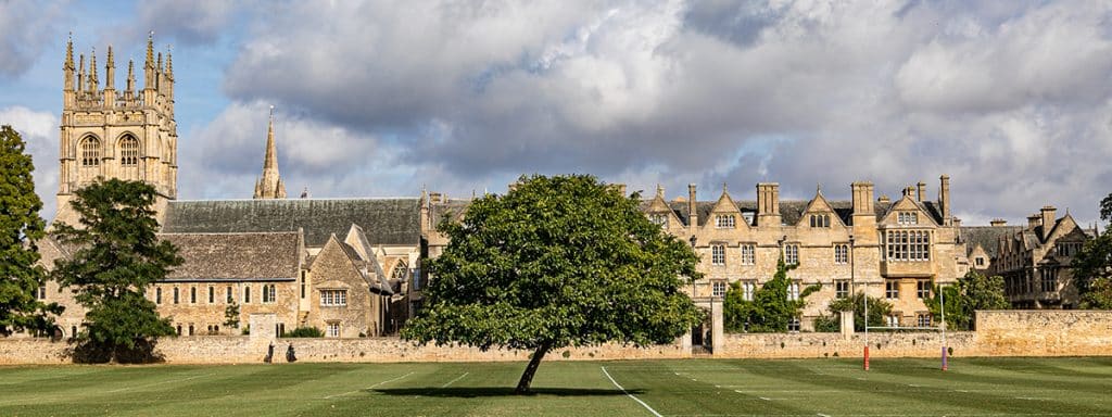 University of Oxford - Merton College mit Baum - Tobias M. Eckrich
