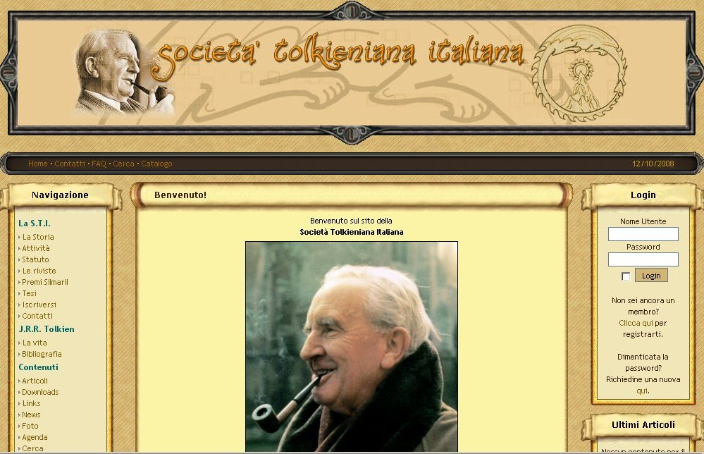 Italienische Tolkien Gesellschaft: Neue Webseite