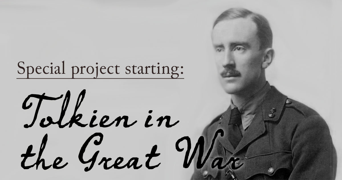 Special project starting Tolkien in the Great War