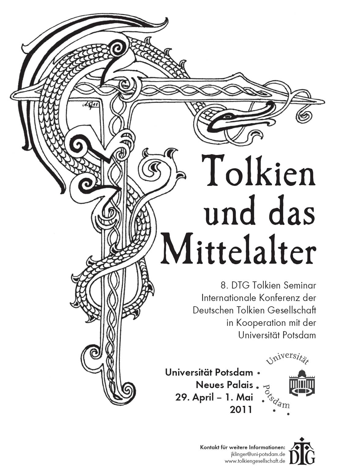 Plakat zum Tolkien Seminar 2011