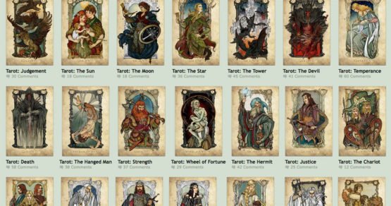 Tolkien inspirierte Tarotkarten