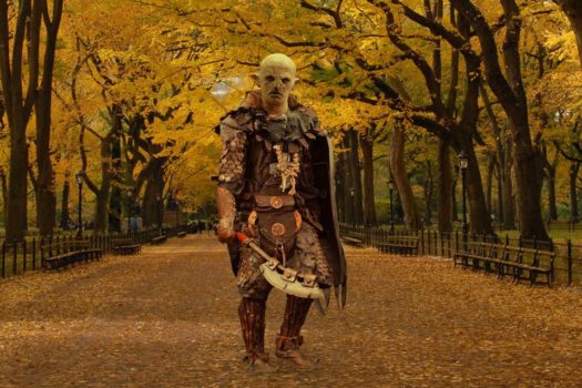 "I live in East New York and commute into Gorgoroth. I love my job. I design the war paint for Uruk chieftains. I might have the only artistic job in Mordor, except for maybe the Dark Lord's architect. But I think the Dark Lord designs his architecture himself."